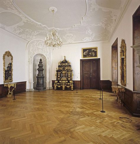 Château d'Ellwangen, Vue dans le cabinet de chasse